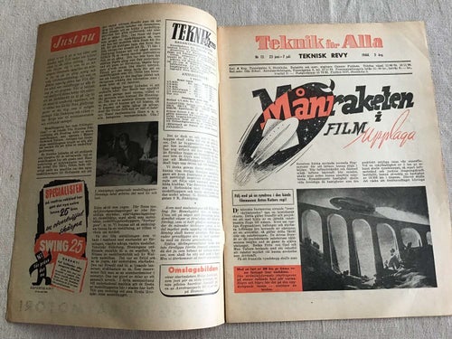 TEKNIK FÖR ALLA NR 13 1944 INSTRUMENT AB STOCKHOLM,AGA UTSTÄLLNINGS HALL LIDINGÖ