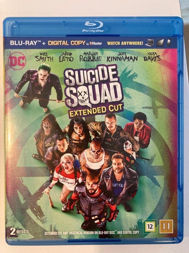 Suicide Squad (Blu-ray 2-disc) Extended Cut.
