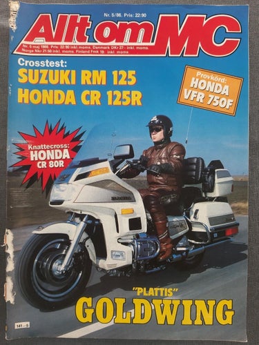 Allt om MC nr 5 1986: Honda VRF 750F + CR 80R + CR 125R, Suzuki RM 125