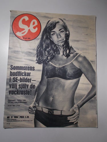 SE Nr 31 1964 Sommarens badflickor Sylvia Falk Marisa Solinas Ian Barthel