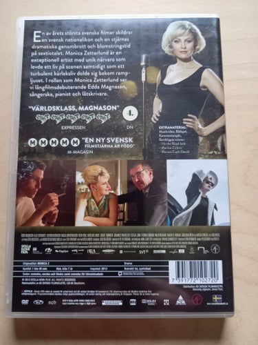 DVD-FILM "MONICA Z" KJELL BERGQUIST, EDDA MAGNASON, SVERRIR GUDNASON FRÅN 2013