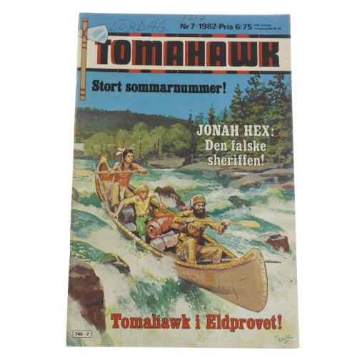 Tomahawk - 1982 - NR 7 - Jonah Hex : Den falske sheriffen