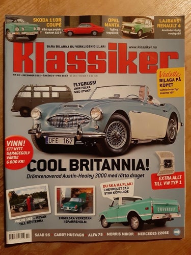 Klassiker nr 10 2012: Opel Manta SR, Chevrolet C10, Jensen-Healey 3000