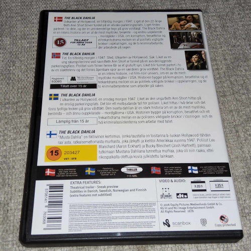 Black Dahlia - DVD