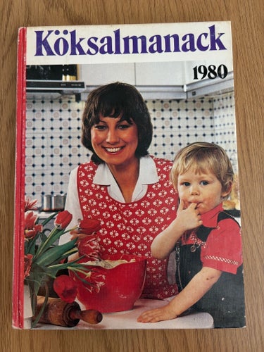 Köksalmanack 1980 – retro hushållsbok med recept & almanacka