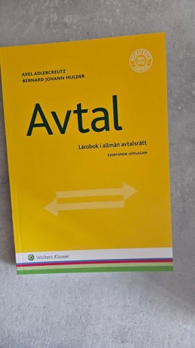 Avtal av Axel Adlercreutz och Bernard Johann Mulder, 2017