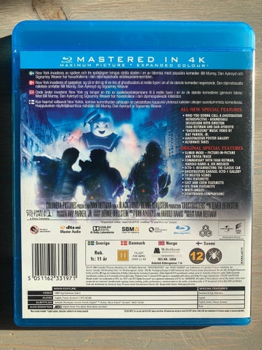 Ghostbusters / Svensk utgåva / Blu-ray