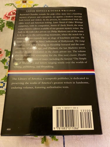 Raymond Chandler Later Novels and Other Writings engelska