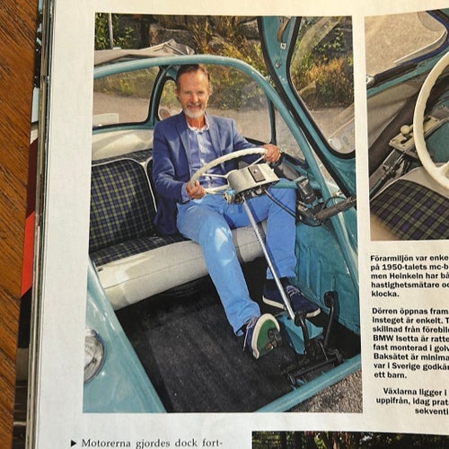 Heinkel Kabine i Tidningen Nostalgia + Honda Gold Wing