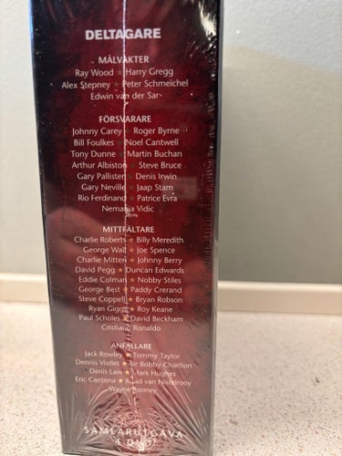 Manchester United Greatest Ever XI DVD Box