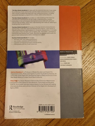 The New Media Handbook av Andrew Dewdney och Peter Ride, 2006
