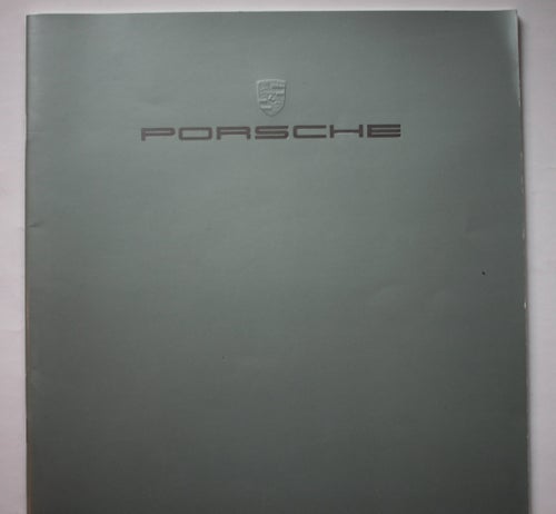Porsche Modellprogram 1984 Broschyr