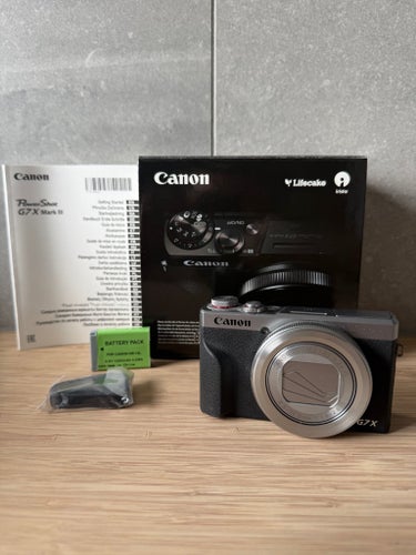 Canon PowerShot G7 X Mark III – Nyskick med extra batteri & originalförpackning