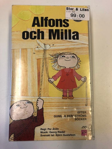 VHS: Alfons och Milla