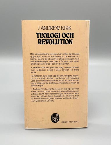 Teologi och revolution av J. Andrew Kirk (religion, Libris)