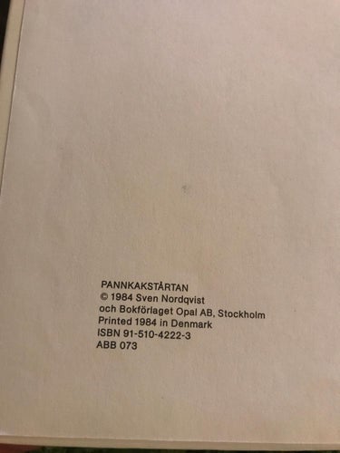 PANNKAKSTÅRTAN + NÄR FINDUS VAR LITEN OCH FÖRSVANN Sven Nordqvist