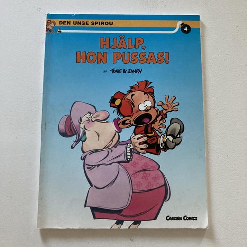 DEN UNGE SPIROU - HJÄLP, HON PUSSAS! #4. 1:A UPPLAGAN.