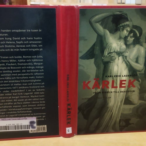 Kärlek. Från Bibeln till Beauvoir - Karl Erik Lagerlöfs. Bok. Very Good plus. BM
