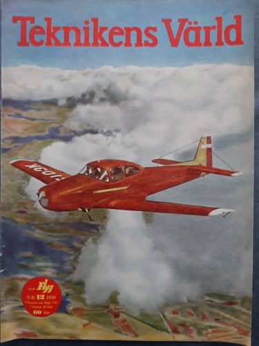 Teknikens Värld nr 12 1950: Austin A90 Atlantic, teknik, flyg, motor, hobby