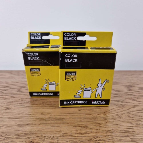 InkClub Color Black Ink Cartridges KBA094 Replaces Brother LC3213BK Lot 2