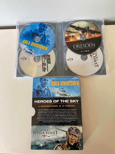Heroes of the sky - Dresden -m.fl.- box med 4 filmer