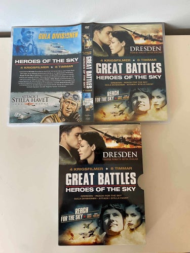 Heroes of the sky - Dresden -m.fl.- box med 4 filmer