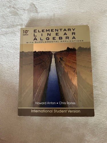Elementary Linear Algebra av Howard Anton, Chris Rorres, 2010