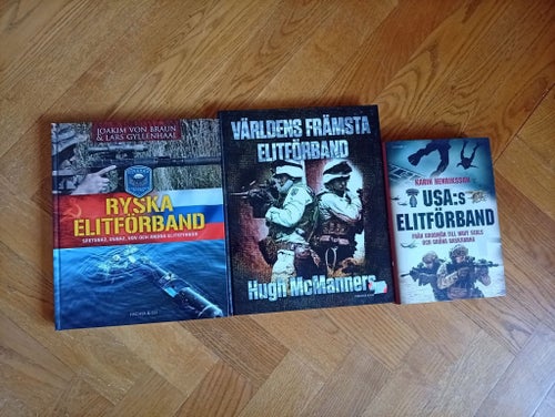 3 böcker om elitförband