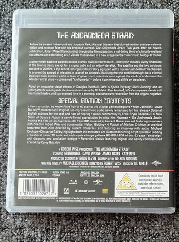 The Andromeda Strain - Robert Wise - Arthur Hill - David Wayne - Kate Reid