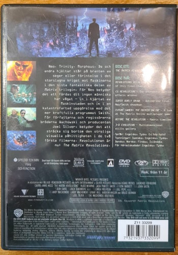 The Matrix Revolutions DVD 2 DISC