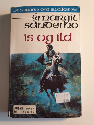 Sagaen om Isfolket nr 28 - Is og Ild, av Margit Sandemo. OBS Textat på norska!