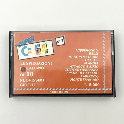 Commodore 64 – Super C64 Nr 3 Original spelkassett med 10 spel