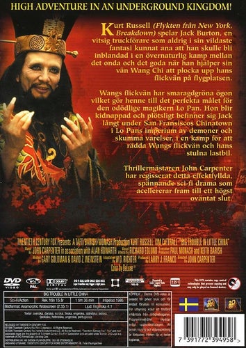 Big Trouble in Little China (1986) John Carpenter med Kurt Russell, Kim Cattrall