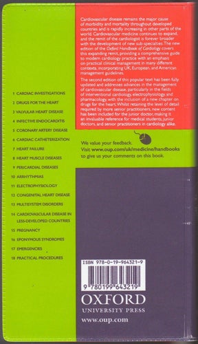 Oxford Handbook of Cardiology / Punit Ramrakha, Jonathan Hill (edited by)
