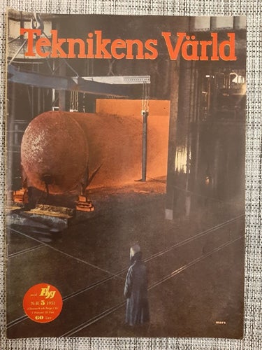 Teknikens Värld nr 5 1951: Triumph Tiger, teknik, motor, flyg och hobby