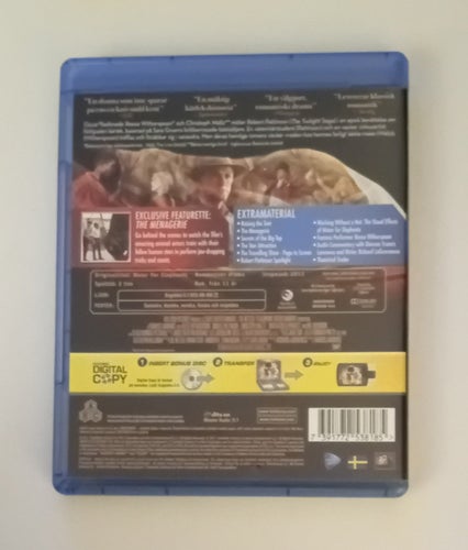 Water For Elephants Blu-ray / 2013 / Reese Witherspoon / Svensk Text /Fint Skick