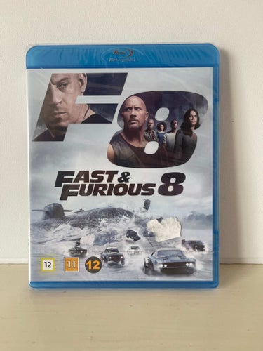 Fast & Furious 8 Blu-ray Ny och Inplastad!