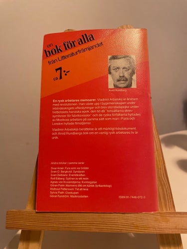 En rysk arbetares memoarer av Arvid Rundberg, 1975