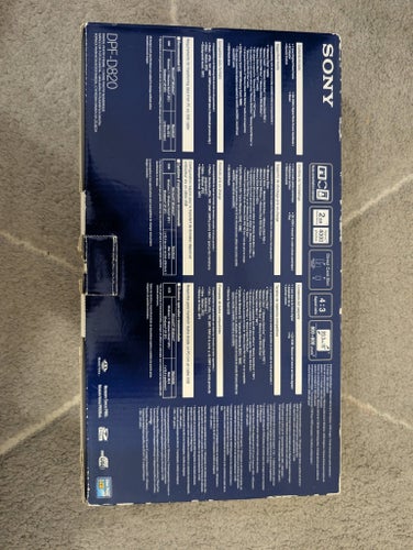 Sony S-Frame DPF-D820 Digital Fotoram