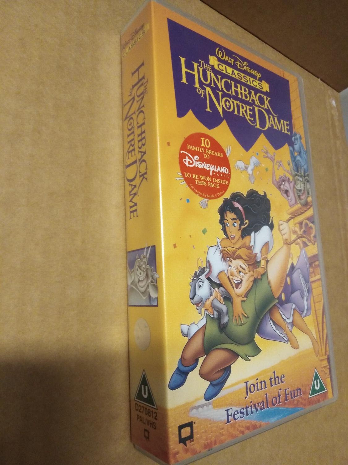 The Hunchback of Notre Dame. VHS (408188968) ᐈ Vinylcomics på Tradera