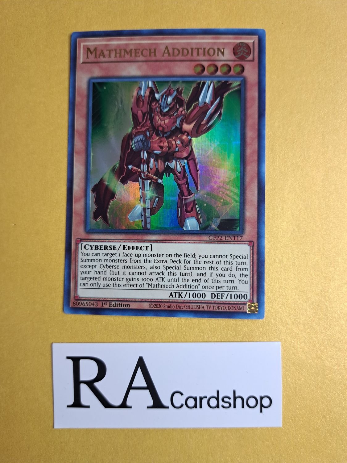 yugioh math card Azamina Mu Rcielago (Quarter Century Secret Rare) [ROTA-EN031] Quarter main image 0