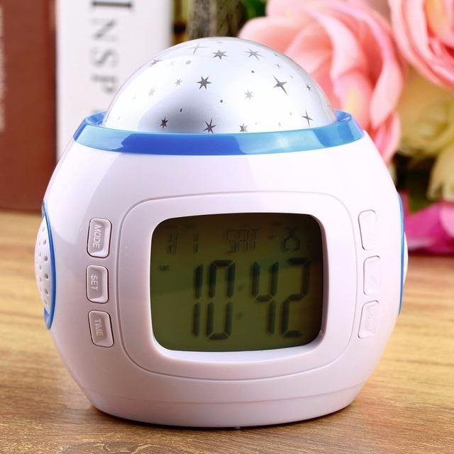 Väckarklocka Alarm Sky Star LED Projector Lampa + Termometer Väckarklocka Alarm Sky Star LED Projector Lampa + Termometer