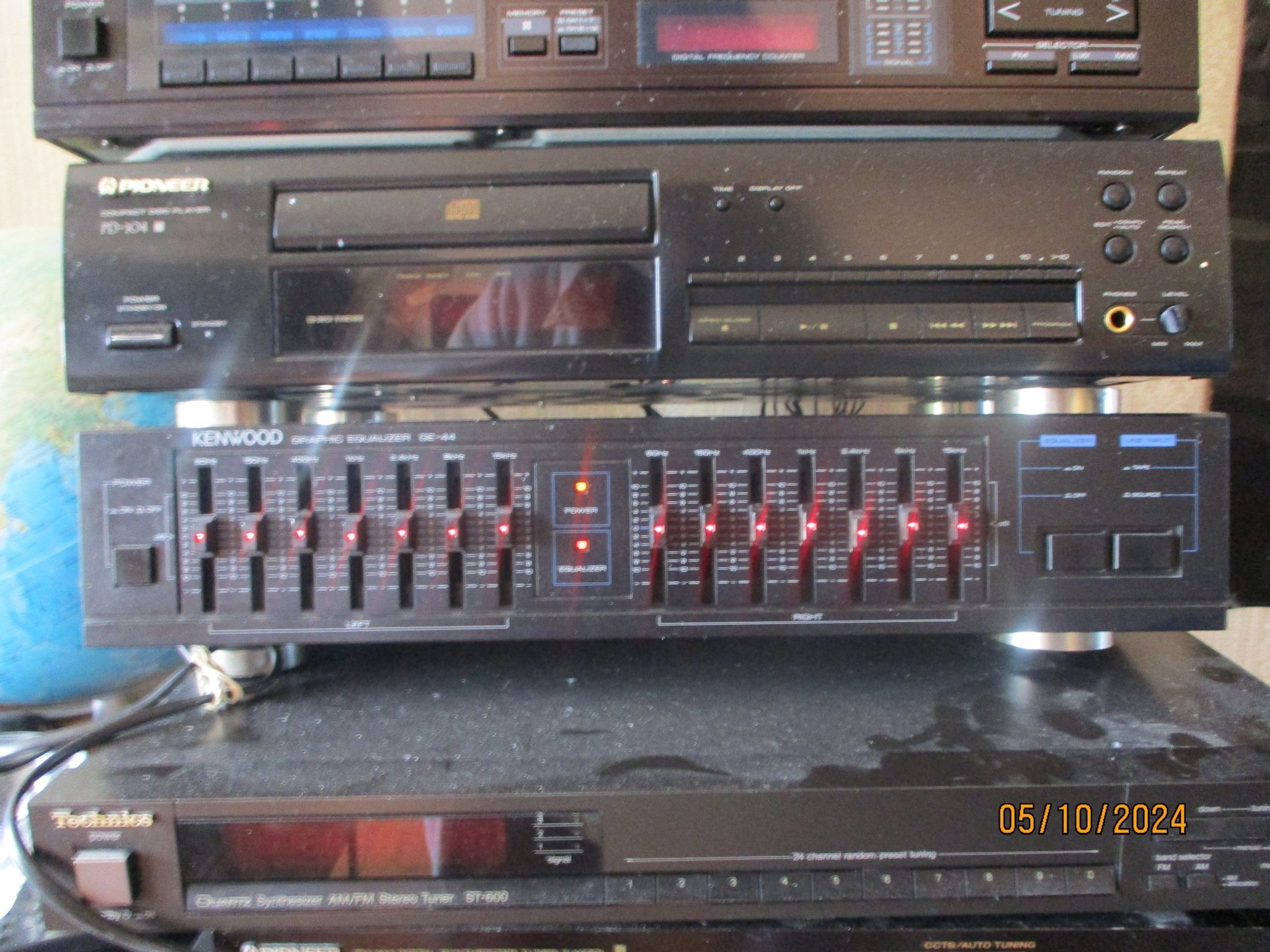 GRAPHIC EQUALIZER KENWOOD MOD GE-46 STEREO RÖDA.. | Köp på Tradera ...