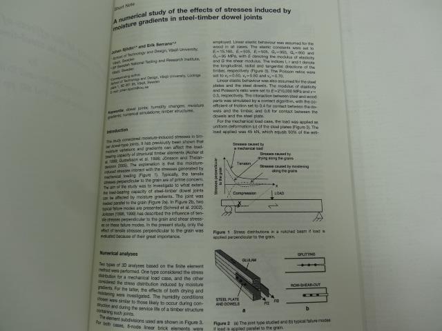 Strength and Moisture Aspects of steel-timber doweljoints in glulam structures structures structures 7d553b Strength and Moisture Aspects of steel-timber doweljoints in glulam structures structures structures 7d553b