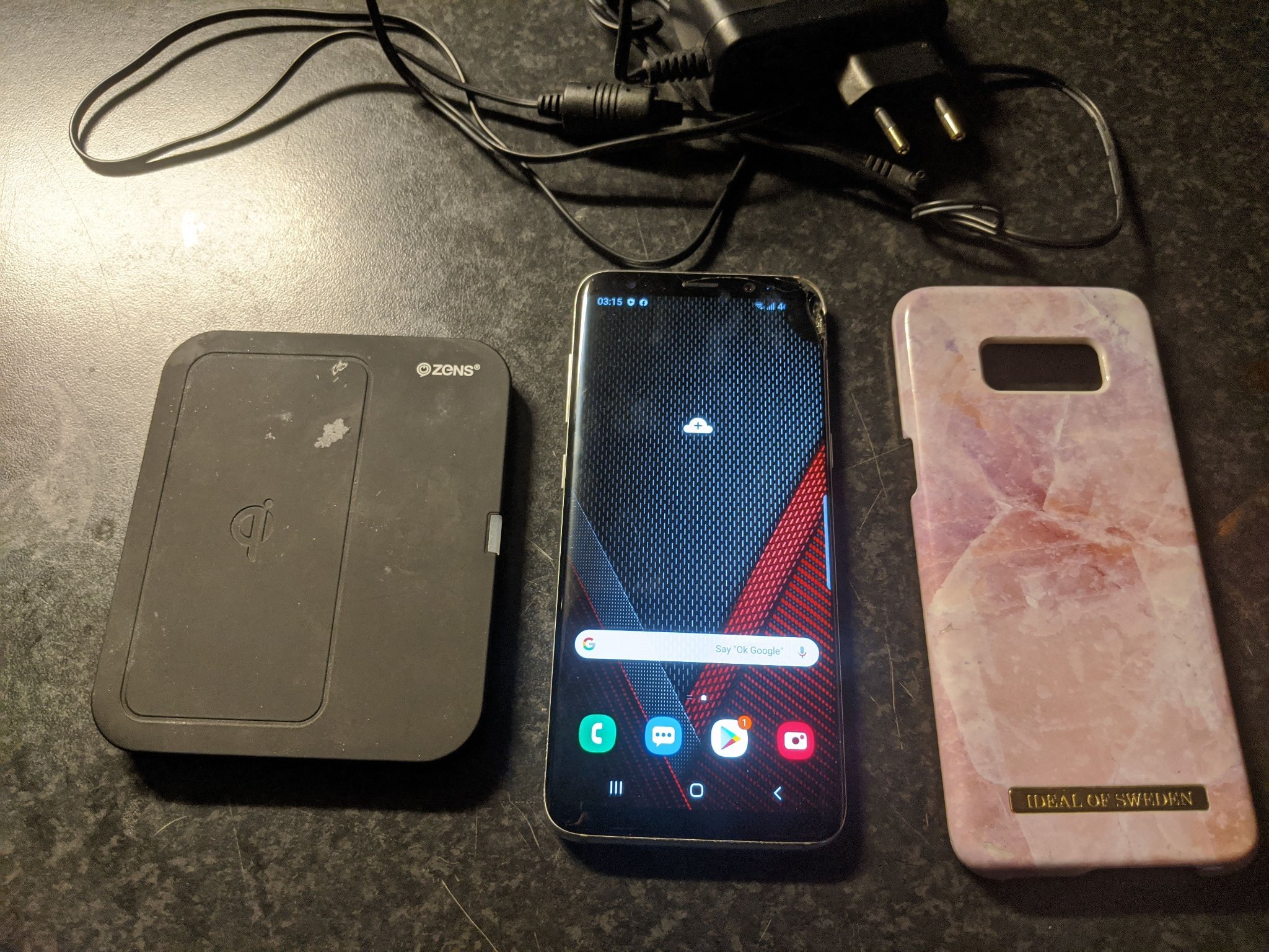 samsung s8  arctic silver