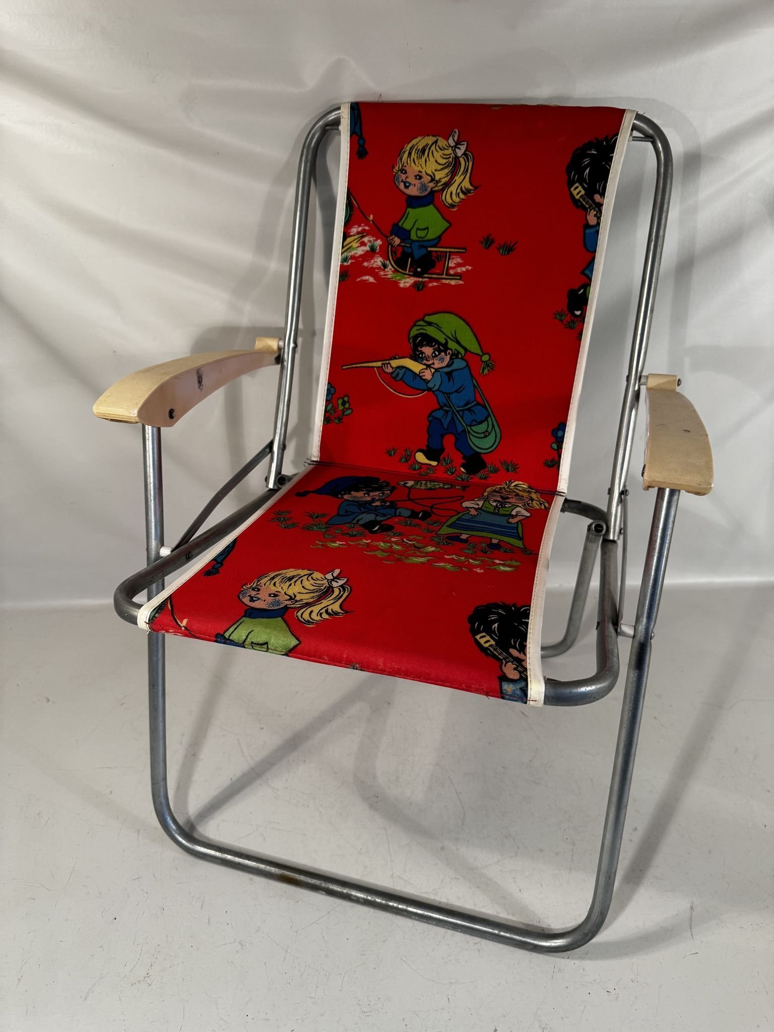 BARNSTOL / CAMPING STOL TILL BARN RETRO DESIGN 1950/60/70-TAL VINTAGE