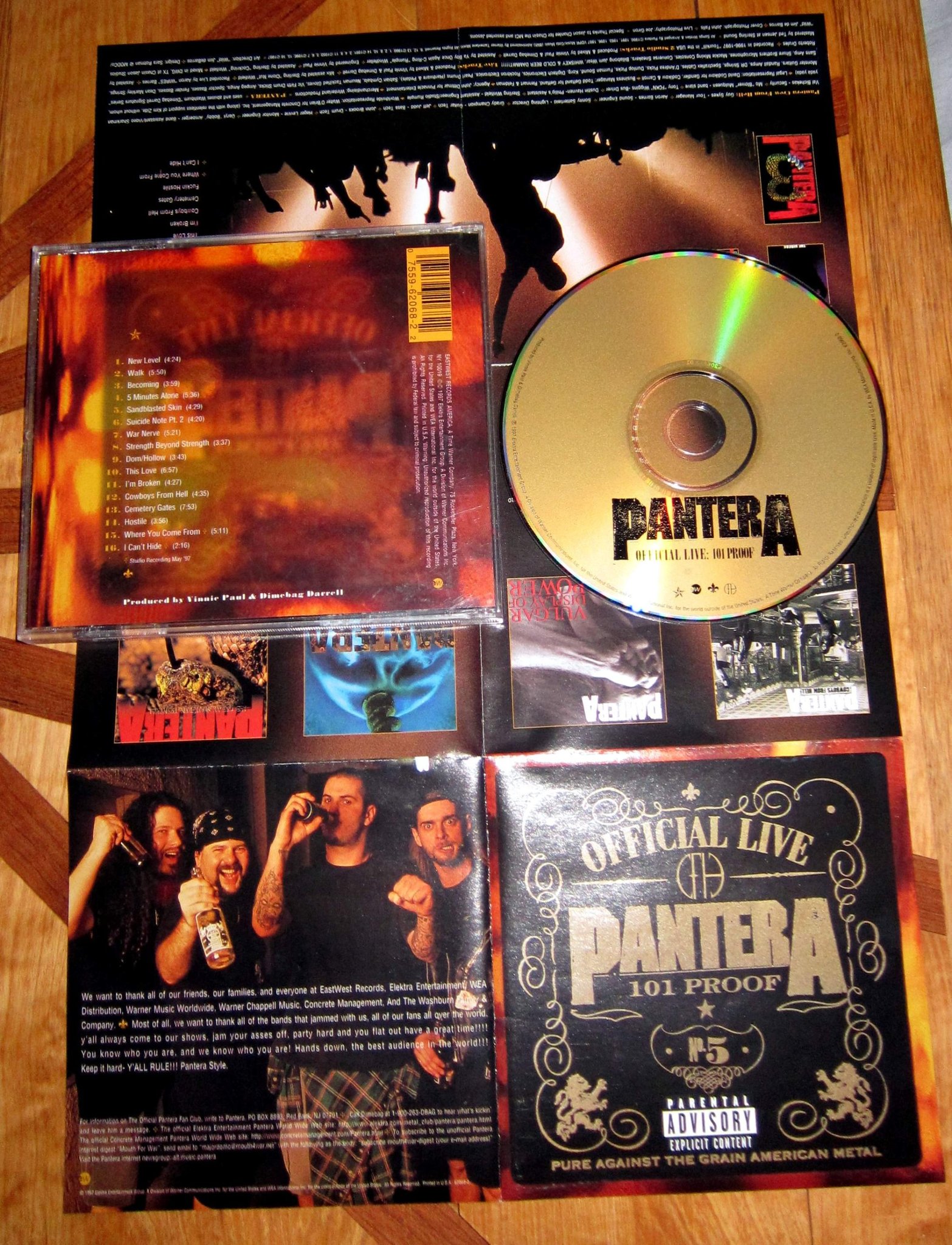 Pantera, Official live 101 proof, CDskiva, F.. (402950129) ᐈ Köp på
