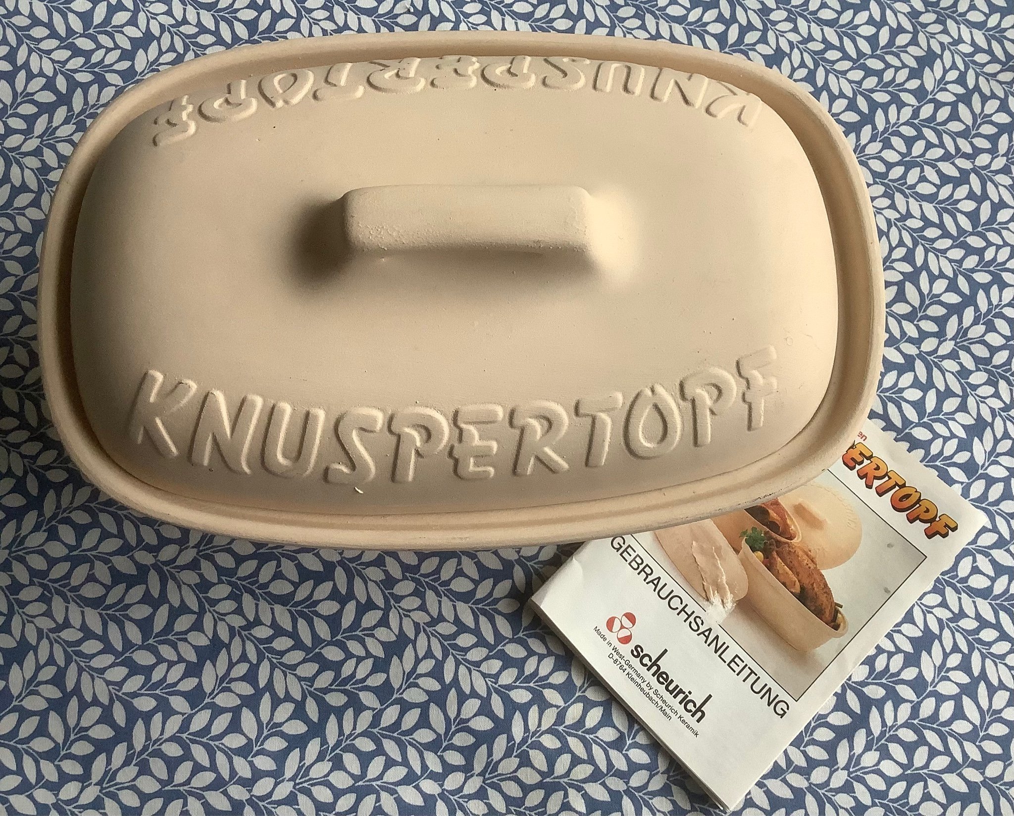 Knuspertopf lergryta glaserad..