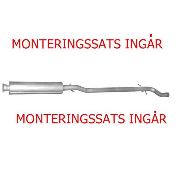 Avgassystem Mellersta ljuddämpare Volvo.. (285867537) ᐈ ...