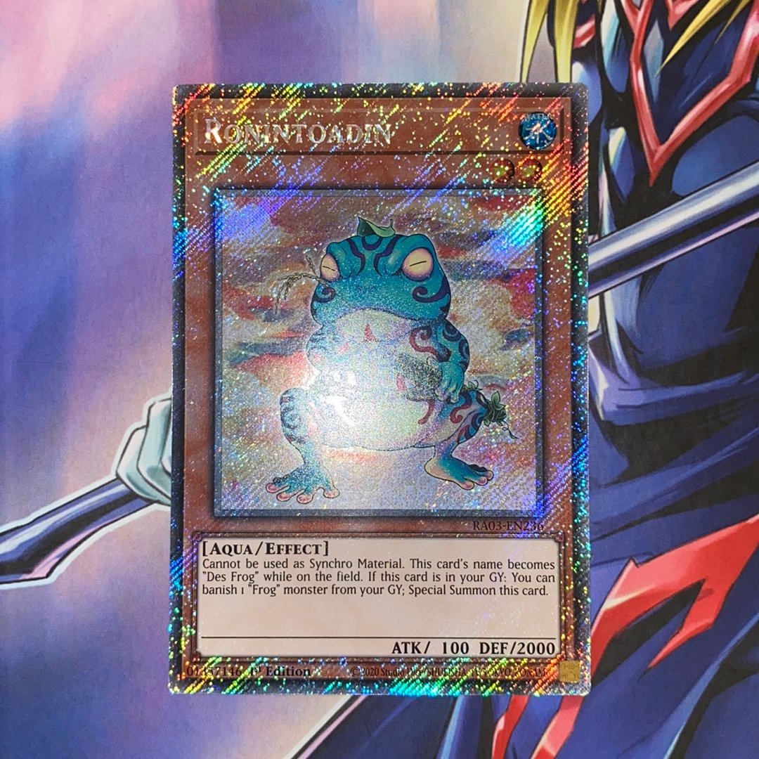 Ronintoadin RA03-EN236 PLATINUM SECRET RARE